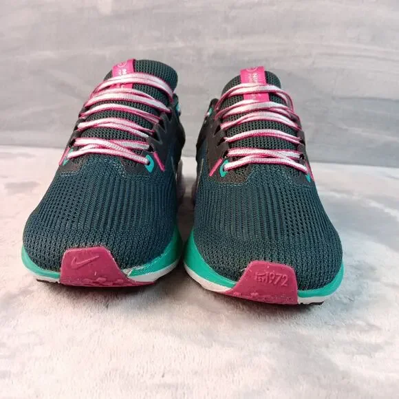 Nike Air Zoom Pegasus 40 Women’s Size 9 Pink Green White Running Shoes - Picture 3 of 16
